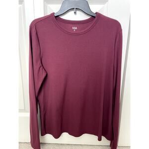 a.n.a Ribbed Long Sleeve Top - Size XL